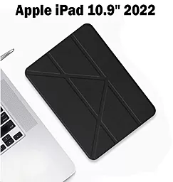 Чехол для планшета BeCover Ultra Slim Origami для Apple iPad 10.9" 2022, iPad 10.9" 2024, iPad 11" 2025 Black (708952) - фото Чехол для планшета BeCover Ultra Slim Origami для Apple iPad 10.9" 2022, iPad 10.9" 2024, iPad 11" 2025 Black (708952)