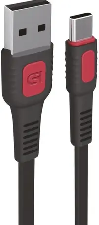 Кабель ArmorStandart USB-A - Type-C 12w 2.4a 1м cable Black (ARM59536) - фото 1