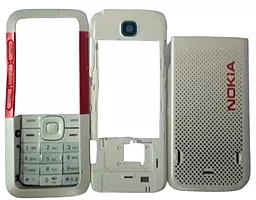Корпус Nokia 5310 с клавиатурой White / Red