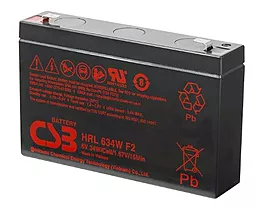 Аккумуляторная батарея CSB 6V 9Ah (HRL634WF2) - миниатюра 3