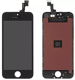 Дисплей Apple iPhone 5S, SE с тачскрином и рамкой, (IPS), Black