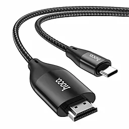 Видеокабель Hoco UA16 Braided 4K HDMI - USB Type-C 2м Black