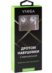Наушники Vinga EPM020 White (EPM020W) - миниатюра 4