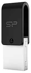 Флешка Silicon Power Mobile X21 16GB OTG (SP016GBUF2X21V1K) Black - фото Флешка Silicon Power Mobile X21 16GB OTG (SP016GBUF2X21V1K) Black