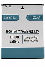 Аккумулятор Nomi i5013 / NB-5013 (2050 mAh) 12 мес. гарантии