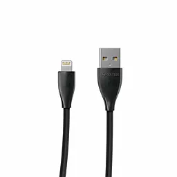 Кабель Maxxter USB-A - Lightning 12w 2.4a 1м cable Black (UB-L-USB-01BK) - фото Кабель Maxxter USB-A - Lightning 12w 2.4a 1м cable Black (UB-L-USB-01BK)