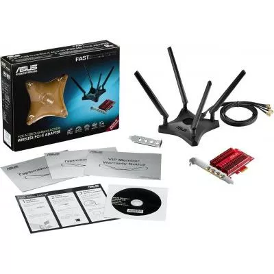 Беспроводной адаптер (Wi-Fi) Asus PCE-AC88 - фото 4