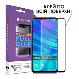 Защитное стекло MAKE Full Cover Full Glue Huawei P Smart 2019, P Smart Plus 2019 Black (MGFHUPS19)