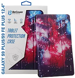 Чехол для планшета BeCover Smart Case для Samsung Galaxy Tab S9 Plus, S9 FE Plus 12.4" Space (710382) - фото Чехол для планшета BeCover Smart Case для Samsung Galaxy Tab S9 Plus, S9 FE Plus 12.4" Space (710382)