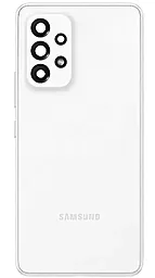 Задняя крышка корпуса Samsung Galaxy A73 5G A736 со стеклом камеры White
