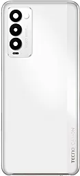 Задняя крышка корпуса Tecno Camon 18P (CH7n) со стеклом камеры, Original Ceramic White - фото Задняя крышка корпуса Tecno Camon 18P (CH7n) со стеклом камеры, Original Ceramic White
