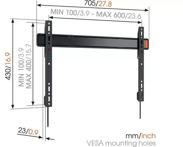 Кронштейн для телевизора Vogels W50080 - фото 3