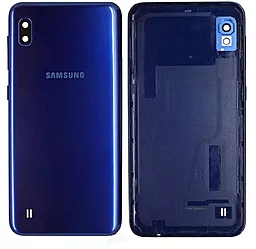 Задняя крышка корпуса Samsung Galaxy A10 2019 A105 со стеклом камеры Blue