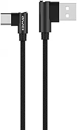USB Кабель Awei CL-35 1.5M USB Type-C Cable Black