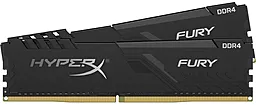 Оперативная память HyperX 32GB (2x16GB) DDR4 3733MHz Fury Black (HX437C19FB3K2/32)