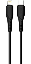 Кабель XO NB123 USB Type-C - Lightning 18w 2a 1м PD сable Black - фото Кабель XO NB123 USB Type-C - Lightning 18w 2a 1м PD сable Black