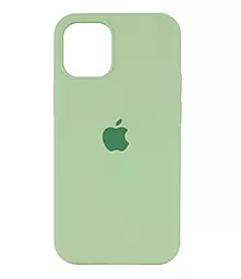 Чехол Silicone Case Full для Apple iPhone 12, iPhone 12 Pro Mint