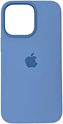 Чехол Silicone Case Full with MagSafe and SplashScreen для Apple iPhone 13 Blue Fog - фото Чехол Silicone Case Full with MagSafe and SplashScreen для Apple iPhone 13 Blue Fog