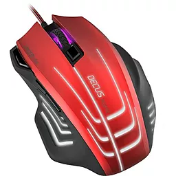 Компьютерная мышка Speedlink Decus Respec (SL-680005-BKRD) Black/Red - миниатюра 2