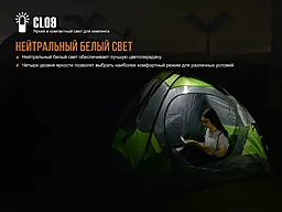 Фонарик Fenix CL09 Black - миниатюра 8
