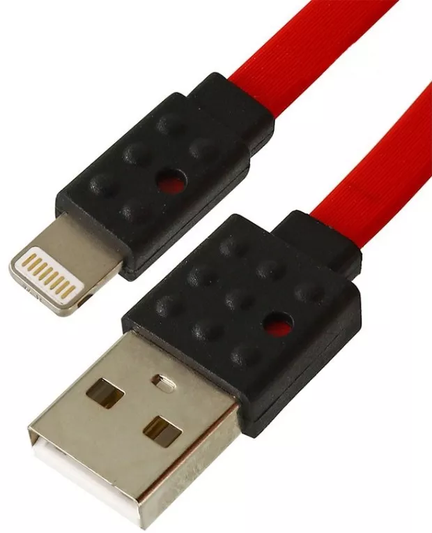 Кабель Remax Proda Lego USB-A - Lightning 10.5w 1.2м cable Red (PC-01i) - фото 1