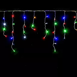 Светодиодная гирлянда ColorWay 100LED (CW-GF-100L36UMC) USB 3мx0.6м, бахрома Multicolored - фото Светодиодная гирлянда ColorWay 100LED (CW-GF-100L36UMC) USB 3мx0.6м, бахрома Multicolored