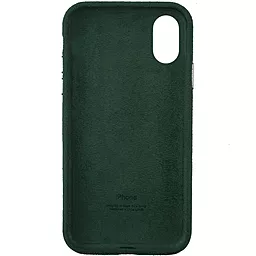 Чехол Epik ALCANTARA Case Full Apple iPhone X, iPhone XS Green - миниатюра 2