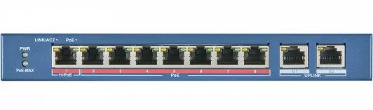 Коммутатор (світч) Hikvision DS-3E0310HP-E - фото 2