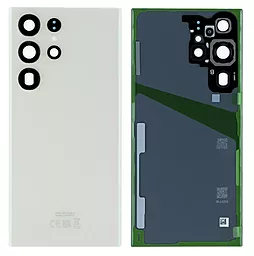 Задняя крышка корпуса Samsung Galaxy S23 Ultra S918 со стеклом камеры Cream - фото Задняя крышка корпуса Samsung Galaxy S23 Ultra S918 со стеклом камеры Cream