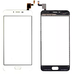 Сенсор (тачскрин) Meizu M5 M611, M5 mini White - фото Сенсор (тачскрин) Meizu M5 M611, M5 mini White