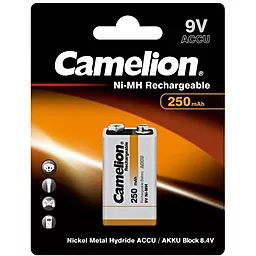 Аккумулятор Camelion 6F22 (крона) 250mAh (NH-9V250BP1) 1шт