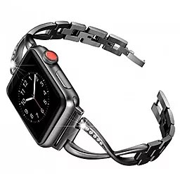 Ремінець для годинника COTEetCI W18 Magnificent Band для Apple Watch 38/40/41mm Black (WH5227-LB) 