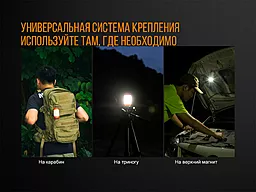 Кемпинговый фонарь Fenix CL26R Зеленый - миниатюра 12