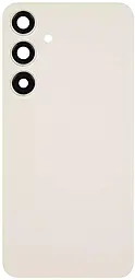 Задняя крышка корпуса Samsung Galaxy S24 Plus 5G 2024 S926 со стеклом камеры, Original Amber Yellow - фото Задняя крышка корпуса Samsung Galaxy S24 Plus 5G 2024 S926 со стеклом камеры, Original Amber Yellow