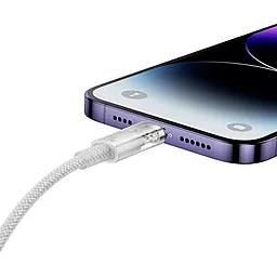 Кабель Baseus Explorer USB Type-C - Lightning 20w 3a 1м PD сable White (CATS01020) - мініатюра 6 Кабель Baseus Explorer USB Type-C - Lightning 20w 3a 1м PD сable White (CATS01020) - мініатюра 6