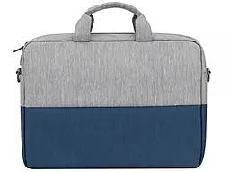 Сумка для ноутбуку RivaCase 7532 15.6" Grey, Dark blue - фото Сумка для ноутбуку RivaCase 7532 15.6" Grey, Dark blue