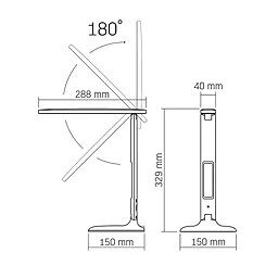 Настольная LED лампа Videx TF05W 7W 3000-5500K - миниатюра 8 Настольная LED лампа Videx TF05W 7W 3000-5500K - миниатюра 8