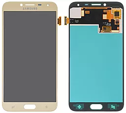 Дисплей Samsung Galaxy J4 J400 з тачскріном, (OLED), Gold