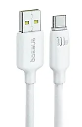 Кабель Baseus Foamed Silicone USB-A - Type-C 100w 5a 2м cable White (E0426805) - фото Кабель Baseus Foamed Silicone USB-A - Type-C 100w 5a 2м cable White (E0426805)