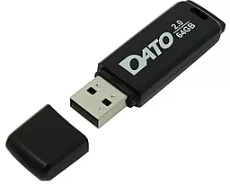 Флешка Dato DB8001 64GB USB 2.0 (DB8001K-64G) Black - фото Флешка Dato DB8001 64GB USB 2.0 (DB8001K-64G) Black