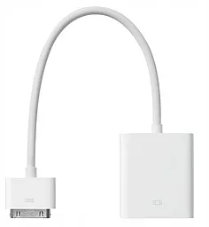 Відео перехідник (адаптер) Apple iPad Dock Connector to VGA MC552ZM/A MD098 - мініатюра 3