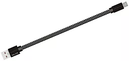 Кабель Walker C755 USB-A - micro USB 12w 2.4a 0.25м cable Black - фото Кабель Walker C755 USB-A - micro USB 12w 2.4a 0.25м cable Black
