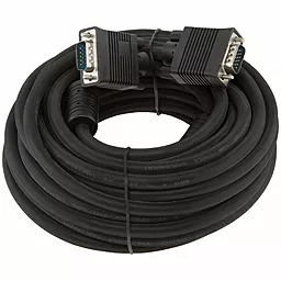 Видеокабель VGA-10.0BK 10m (LP3690) Черный Logicpower - фото Видеокабель VGA-10.0BK 10m (LP3690) Черный Logicpower