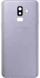 Задняя крышка корпуса Samsung Galaxy J8 2018 J810 со стеклом камеры Lavender