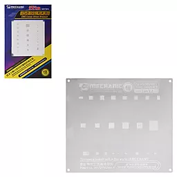 BGA трафарет (для реболлинга) Mechanic iTin 12 для Apple iPhone XR / XS / XS Max power supply - фото BGA трафарет (для реболлинга) Mechanic iTin 12 для Apple iPhone XR / XS / XS Max power supply