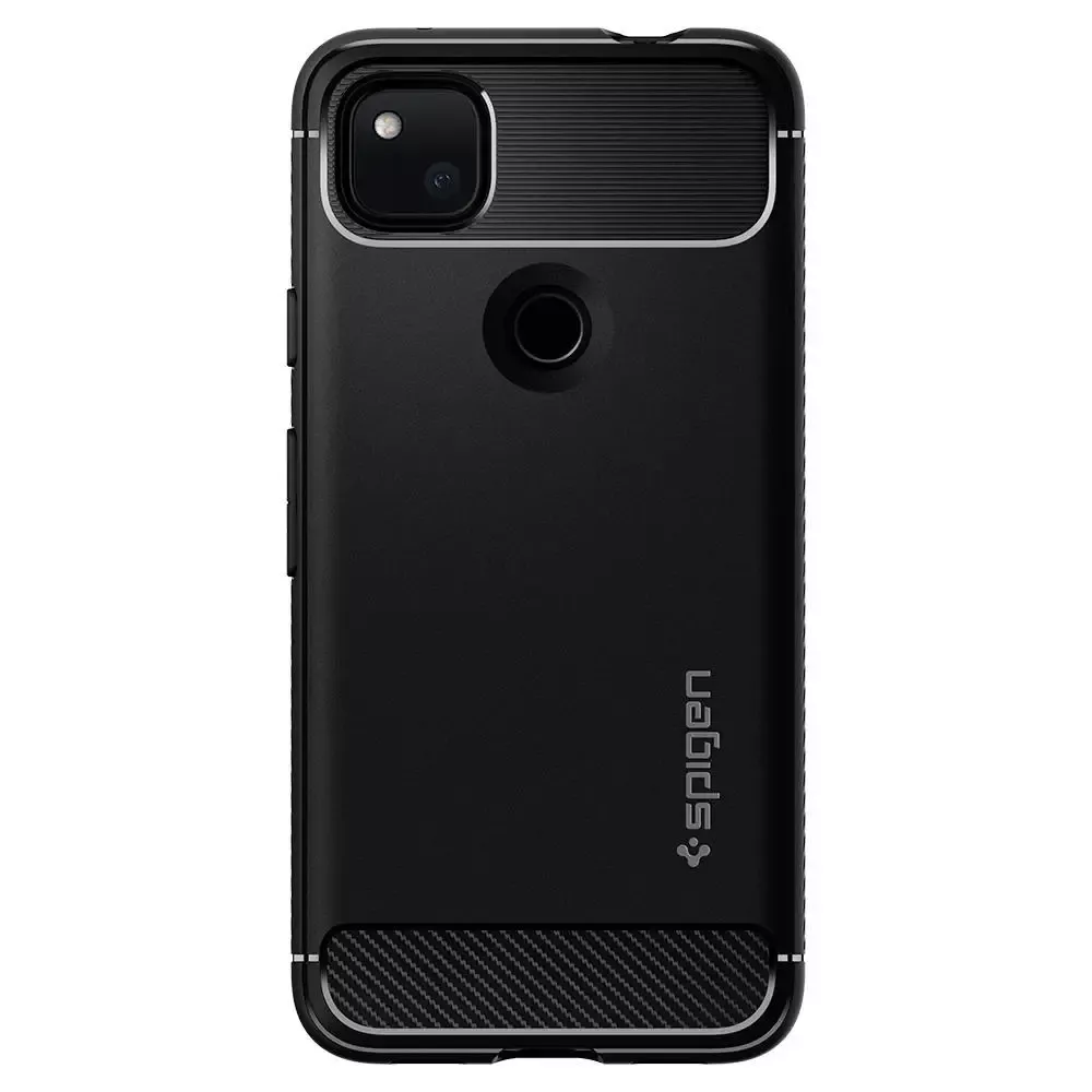 Чехол Spigen Rugged Armor для Google Pixel 4a Matte Black (ACS01015) - фото 3