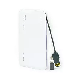 Повербанк Global G.Power Bank DP520 4000mAh White (1283126473562) - фото Повербанк Global G.Power Bank DP520 4000mAh White (1283126473562)