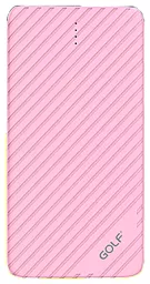 Повербанк GOLF G18 5000 mAh Pink - фото Повербанк GOLF G18 5000 mAh Pink