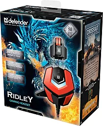Наушники Defender Ridley Black/Red (64542) - миниатюра 10