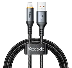 Кабель McDodo USB-A - Lightning 12w 3a 1.2м cable Black (CA-0480) - фото Кабель McDodo USB-A - Lightning 12w 3a 1.2м cable Black (CA-0480)